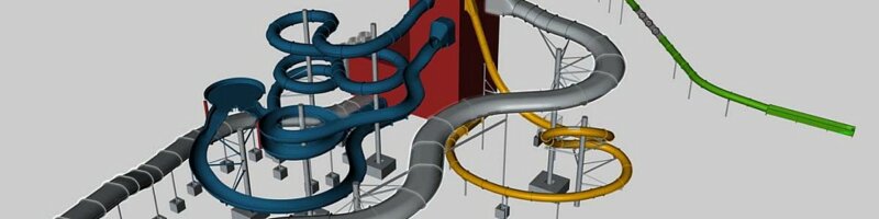 Konzeptgrafik Rutschenturm