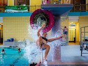 Pink Jump - Neue Rutschen-Innovation im AquaMagis Plettenberg